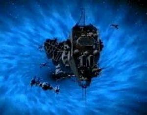 The Agamemnon with Fighter Escort